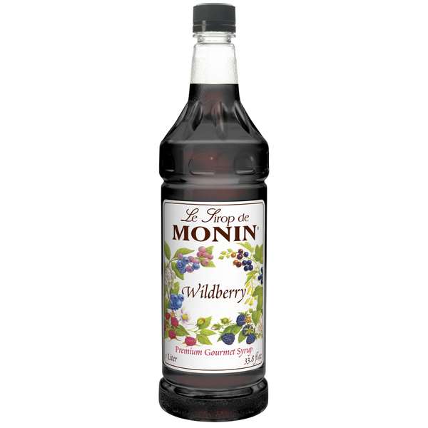 Monin Monin Wildberry Syrup 1 Liter Bottle, PK4 M-FR114F